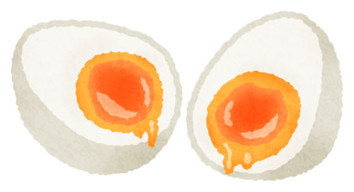 Soft-boiled egg clipart