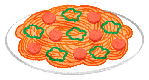 Spaghetti napolitan / Japanese ketchup spaghetti clipart
