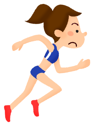 Sprint / Track and field (women) clipart