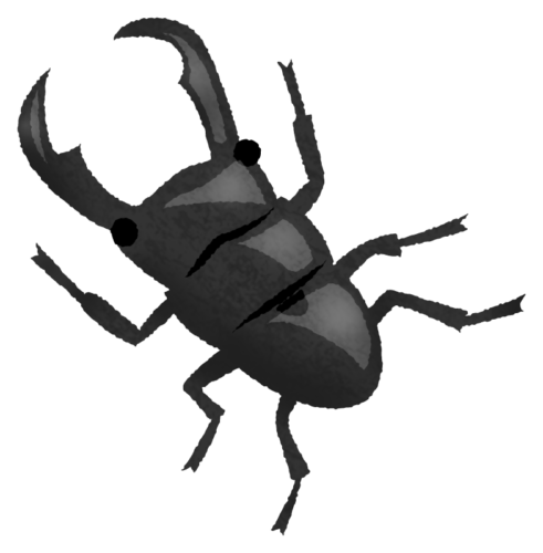 Stag beetle clipart