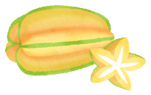 Star fruit clipart