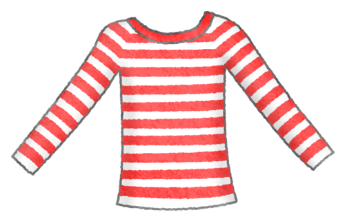 Striped shirt clipart