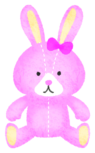Stuffed bunny clipart