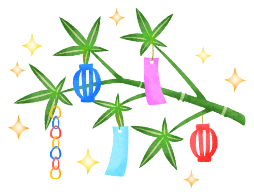 Tanzaku  / Tanabata wishes clipart