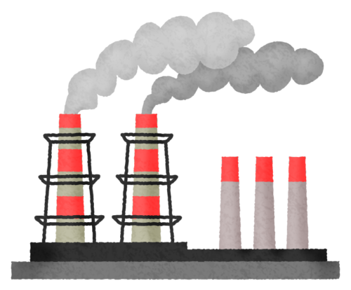 Thermal power plant clipart