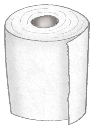Toilet paper / Toilet roll clipart