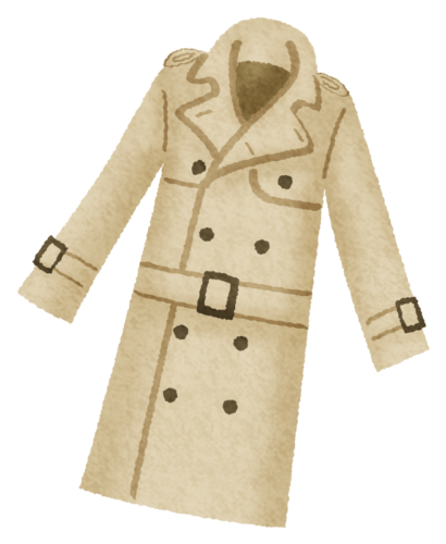 Trench coat clipart