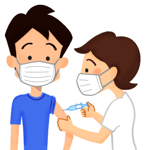 vaccination (young man) clipart
