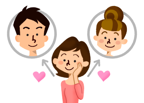 mujer bisexual clipart