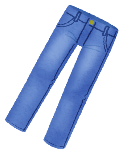 Vaqueros / Pantalón de mezclilla / Jeans clipart