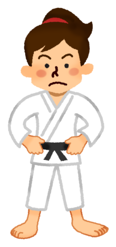Judo (femenil) clipart