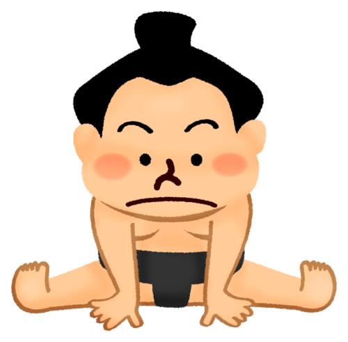 Matawari de luchador de sumo clipart