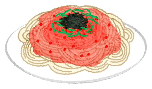 Mentaiko spaghetti / Pasta con huevas de bacalao picante clipart
