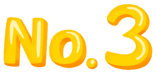 No.3 clipart