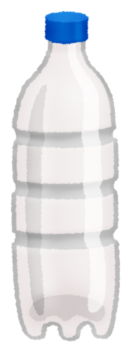 Botella de plástico (500ml) clipart