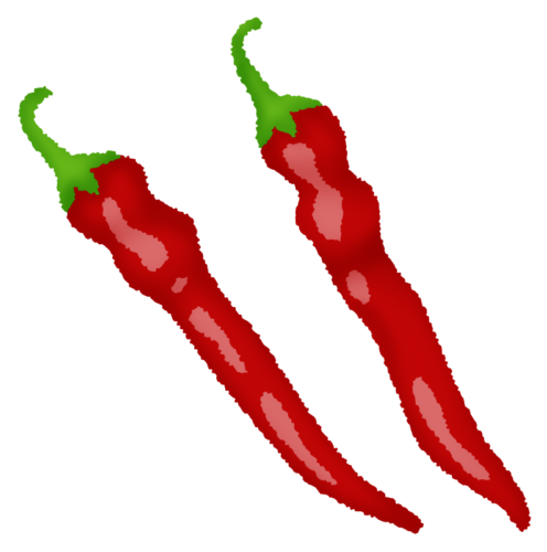 Chiles rojos clipart