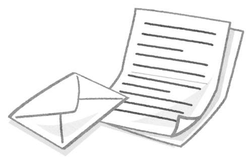 Carta / Papel de carta y sobre clipart