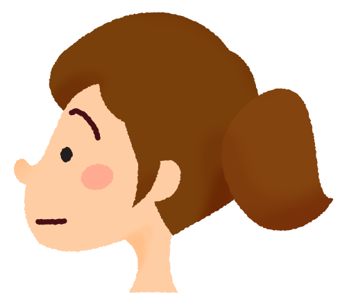 perfil (mujer) clipart