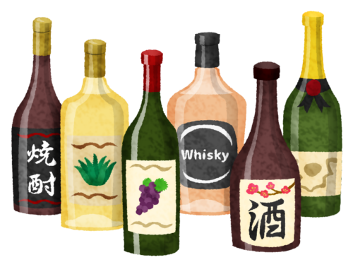 お酒 / アルコール飲料のイラスト