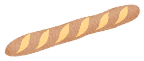 フランスパン / バゲットのイラスト