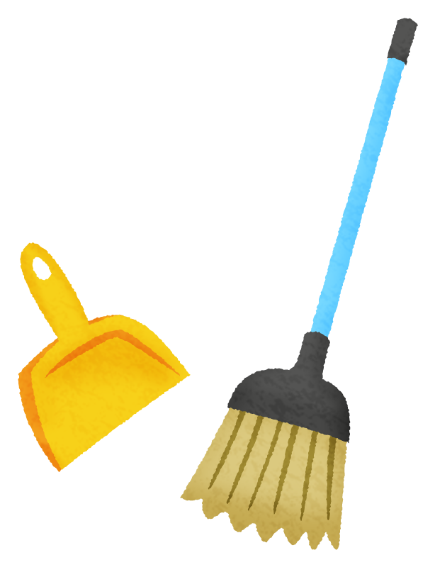 Broom and dustpan 