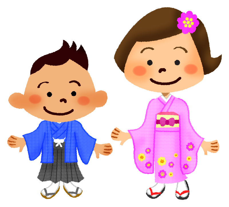 Children in kimono