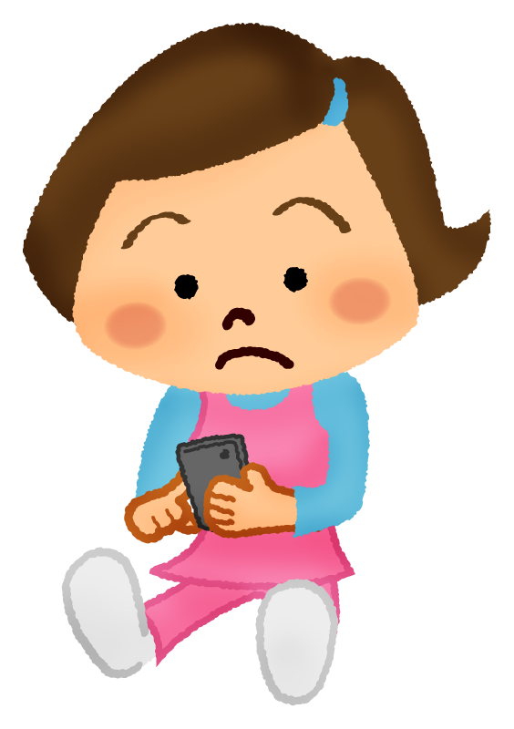 Girl using a cell phone