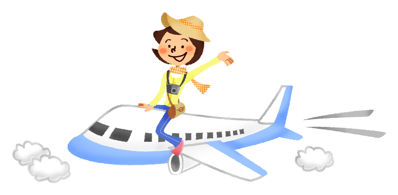 Mujer Que Viaja En Avion Graficos De Clipart Ilustraciones Y Dibujos Gratis Japaclip