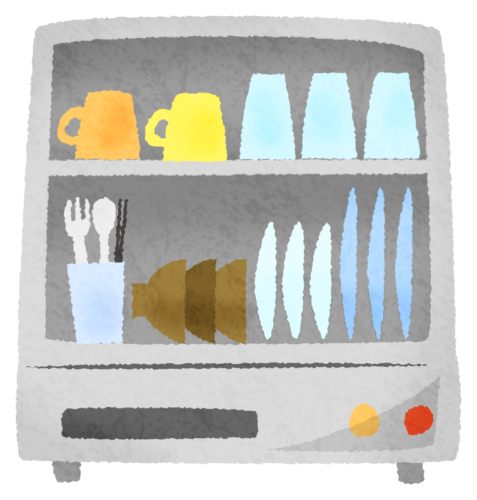 食洗器 / 食器洗い機のイラスト