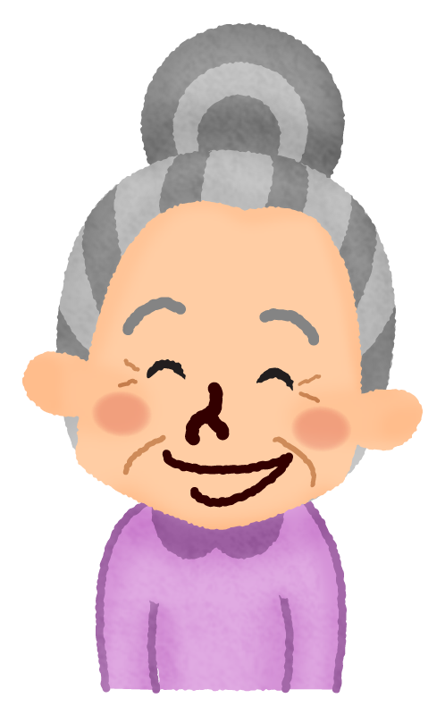 Anciana sonriente