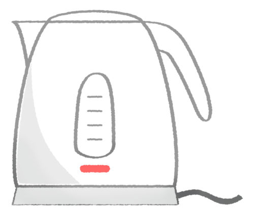 電気ケトルのイラスト