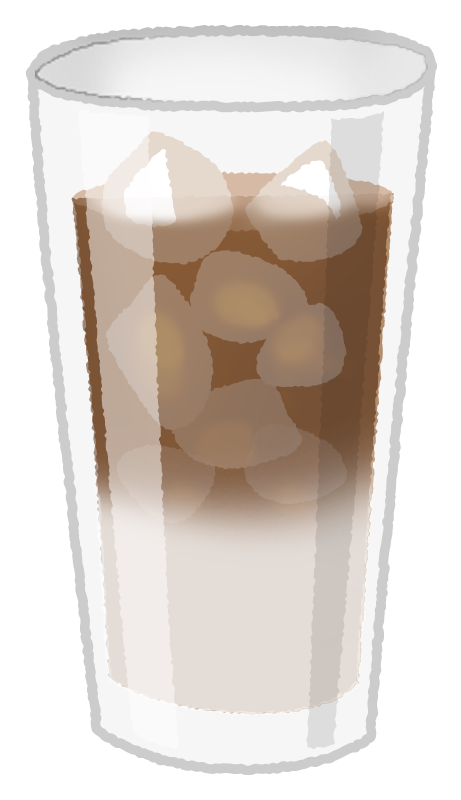Iced cafe au lait
