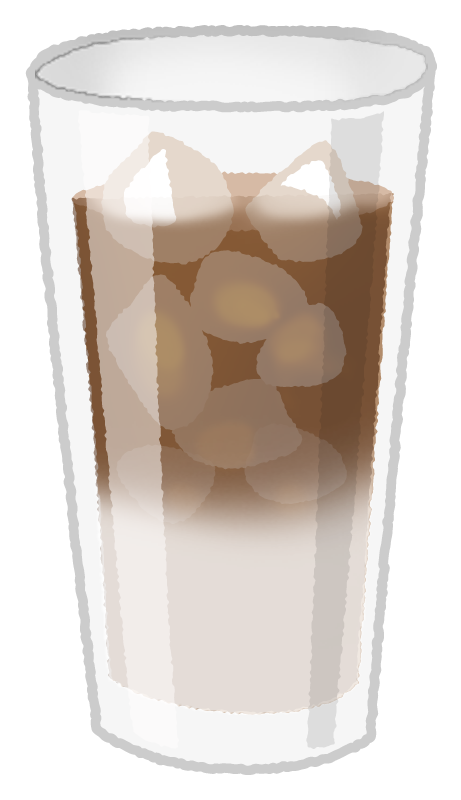 Iced Cafe Au Lait Free Clipart Illustrations Japaclip