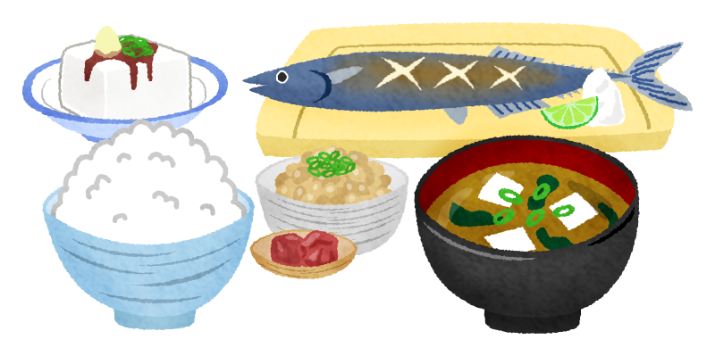 和食 イラスト Free Illustration Material