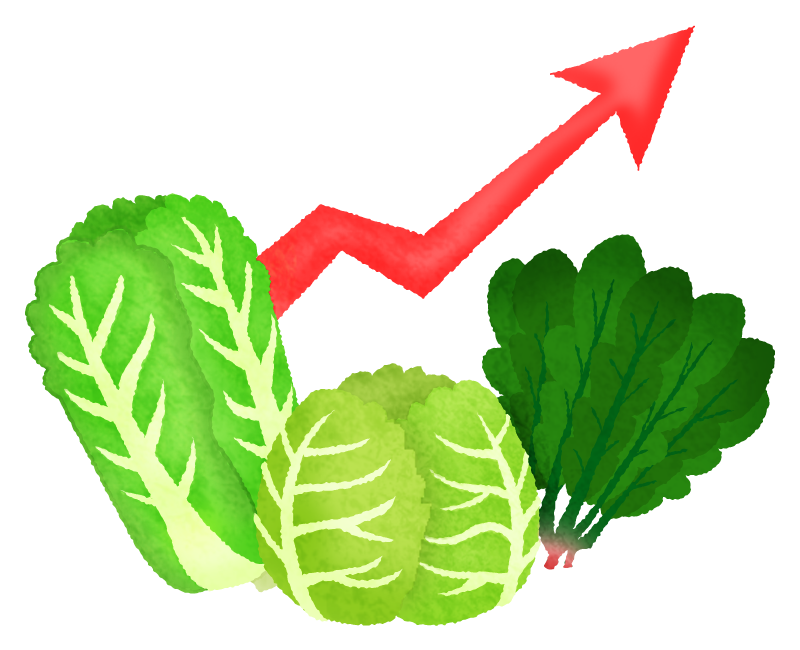 Price rise in leafy vegetables