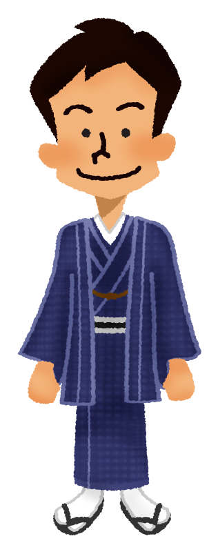Man in kimono