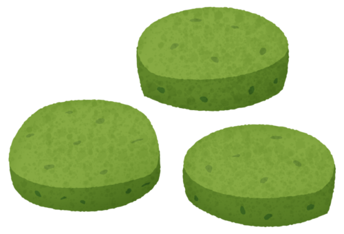 抹茶クッキーのイラスト