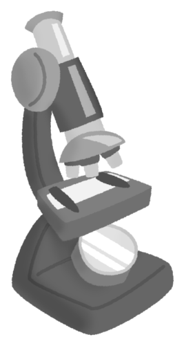 顕微鏡のイラスト