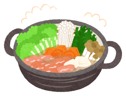 鍋料理のイラスト