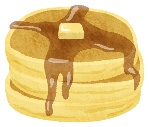ホットケーキ / パンケーキのイラスト