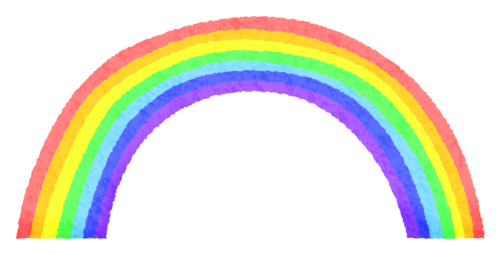 虹のイラスト