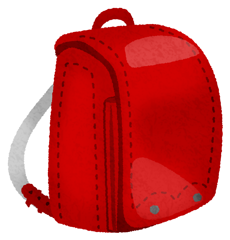 Randosel / Japanese school bag (red)