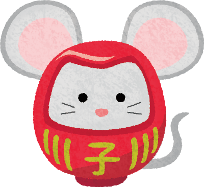 Rat Daruma New Year S Illustration Free Clipart Illustrations Japaclip