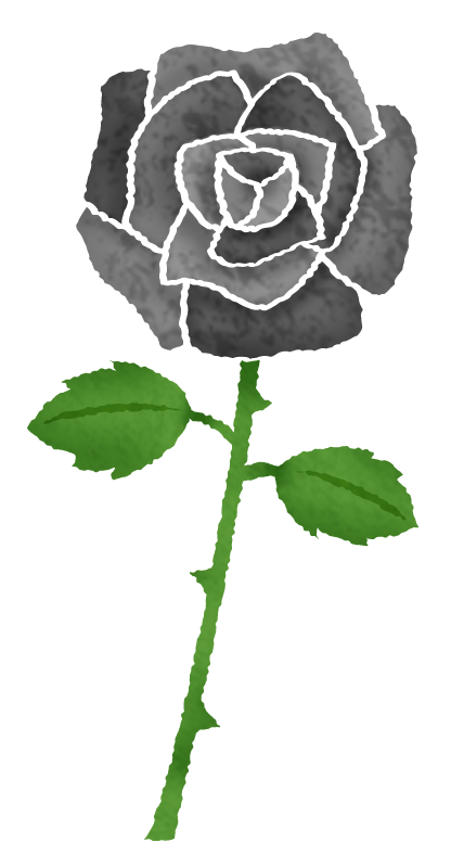 Black Rose Free Clipart Illustrations Japaclip