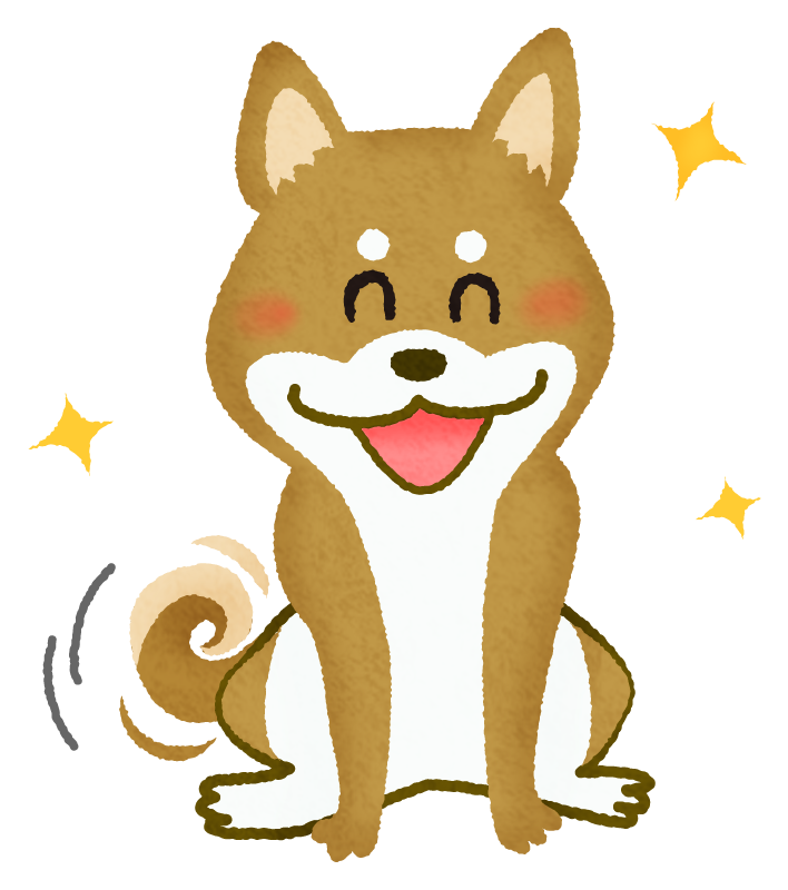 最高の無料イラスト 驚くばかり柴犬 画像 フリー