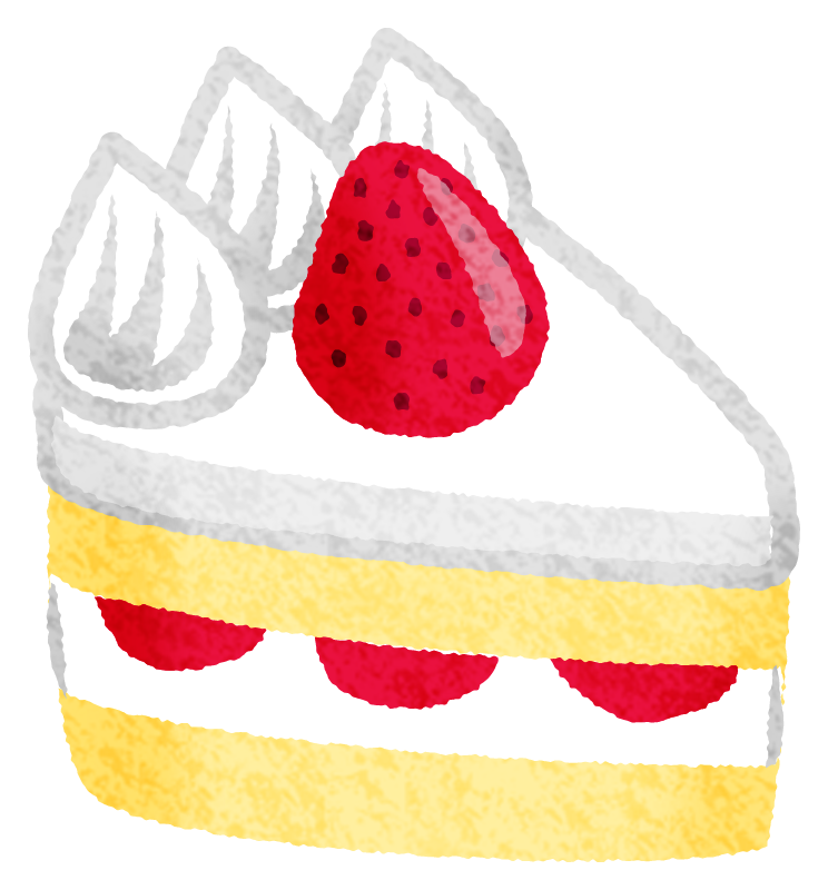 Strawberry Sponge Cake Piece Free Clipart Illustrations Japaclip