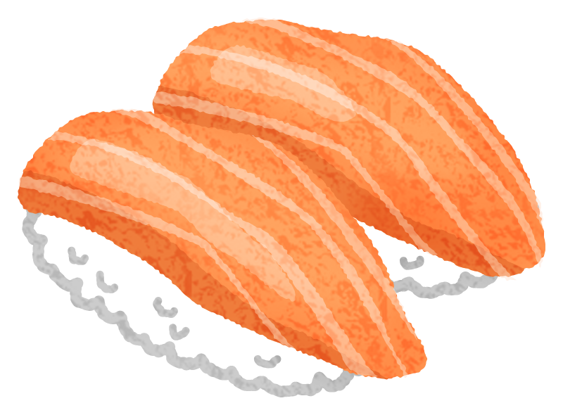 Salmon Sushi Free Clipart Illustrations Japaclip