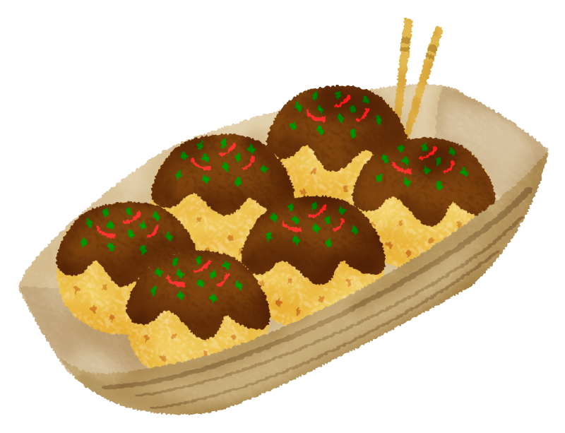 Takoyaki Free Clipart Illustrations Japaclip