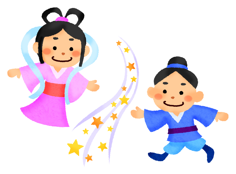 Orihime and Hikoboshi / The legend of Tanabata