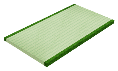 畳（緑）のイラスト